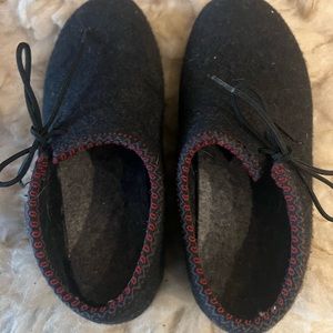 Stegmann's wool shoes.